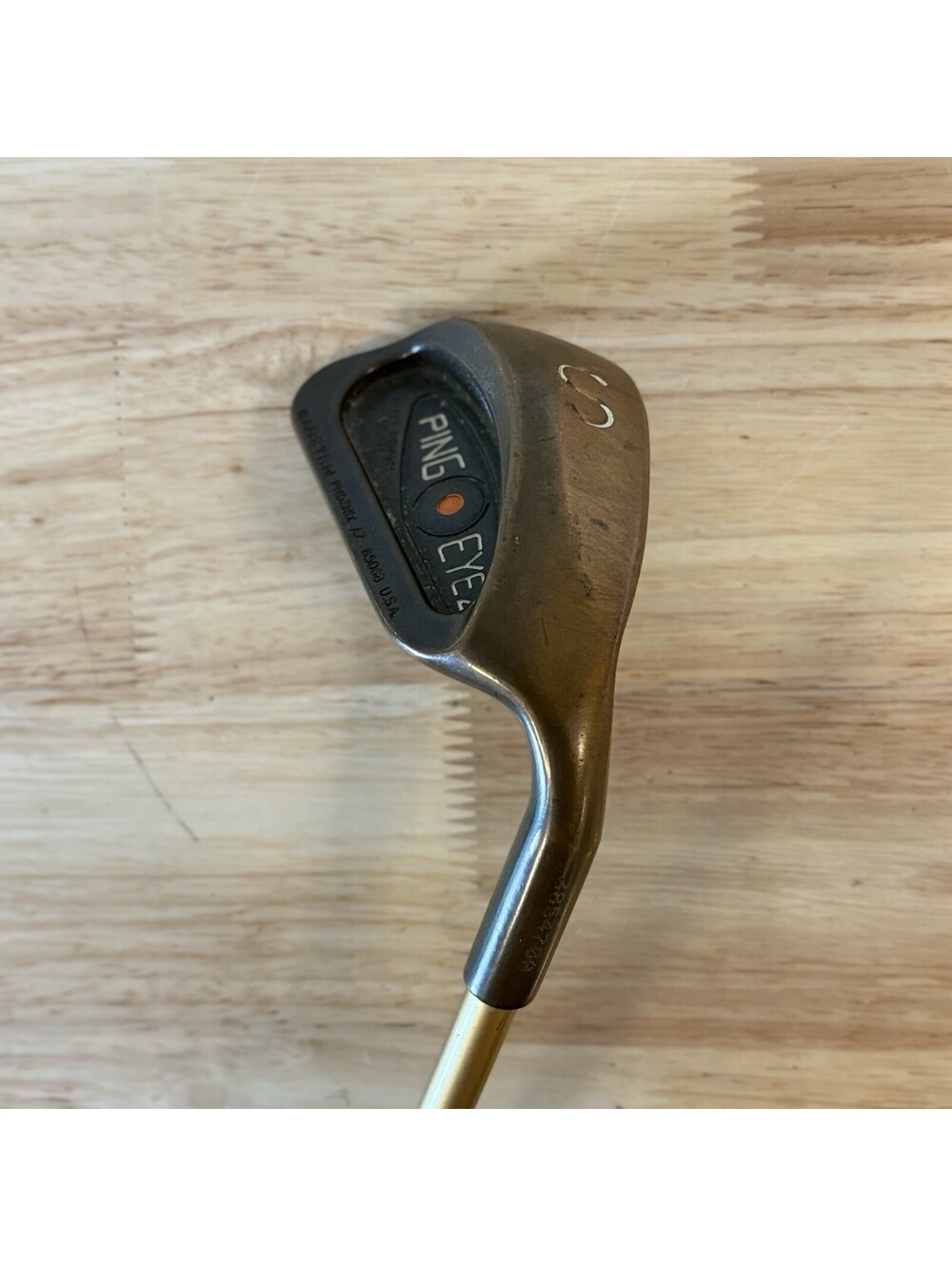 Ping Eye 2 + Beryllium Copper Sand Wedge SW Orange Dot Graphite Wedge RH
